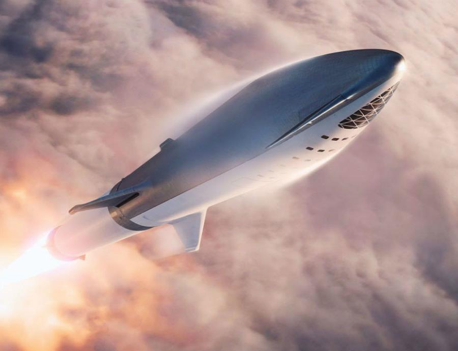 Elon Musk Muestra A Su Impresionante Starship, Una Nave De Pruebas Para