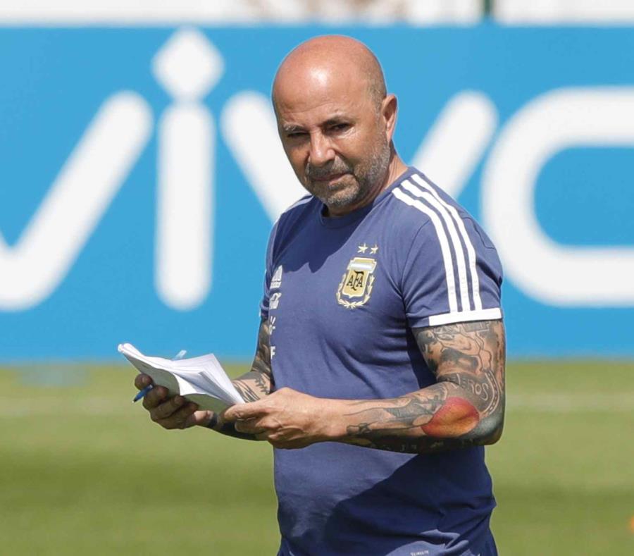 El técnico de Argentina Jorge Sampaoli. (AP) (semisquare-x3)