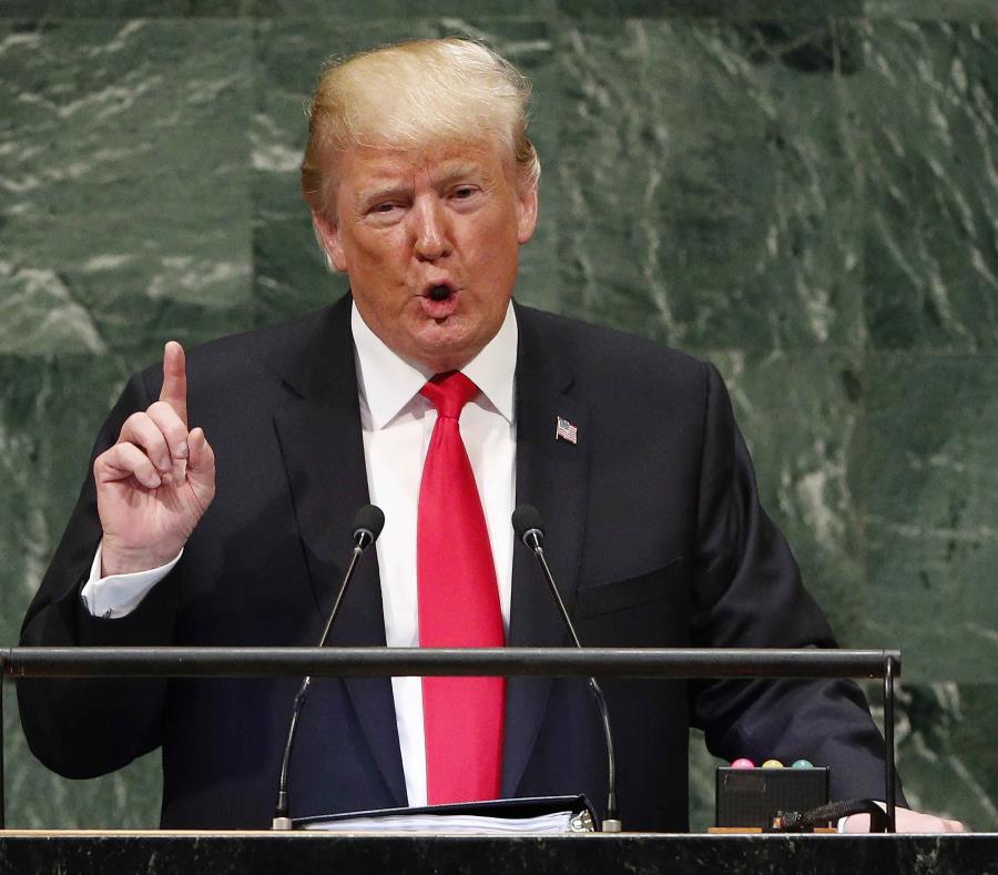 El presidente de Estados Unidos, Donald Trump, colgó un tuit con sus declaraciones. (semisquare-x3)