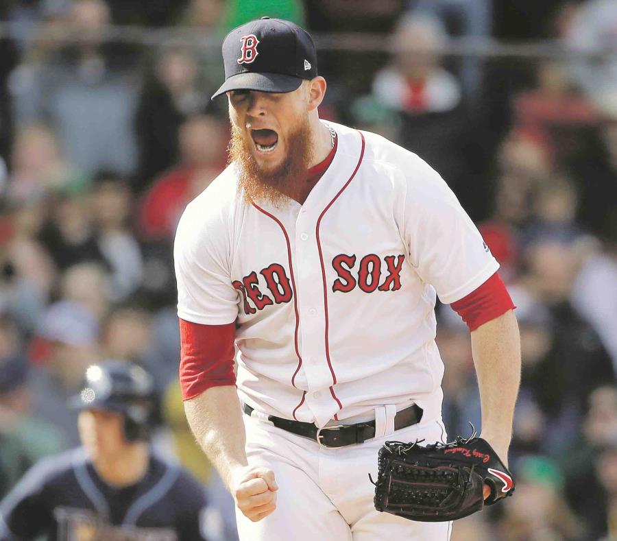 Craig Kimbrel ganó la Serie Mundial con los Red Sox el año pasado