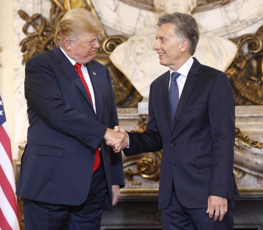 Donald Trump y el presidente de Argentina, Mauricio Macri (semisquare-x3)