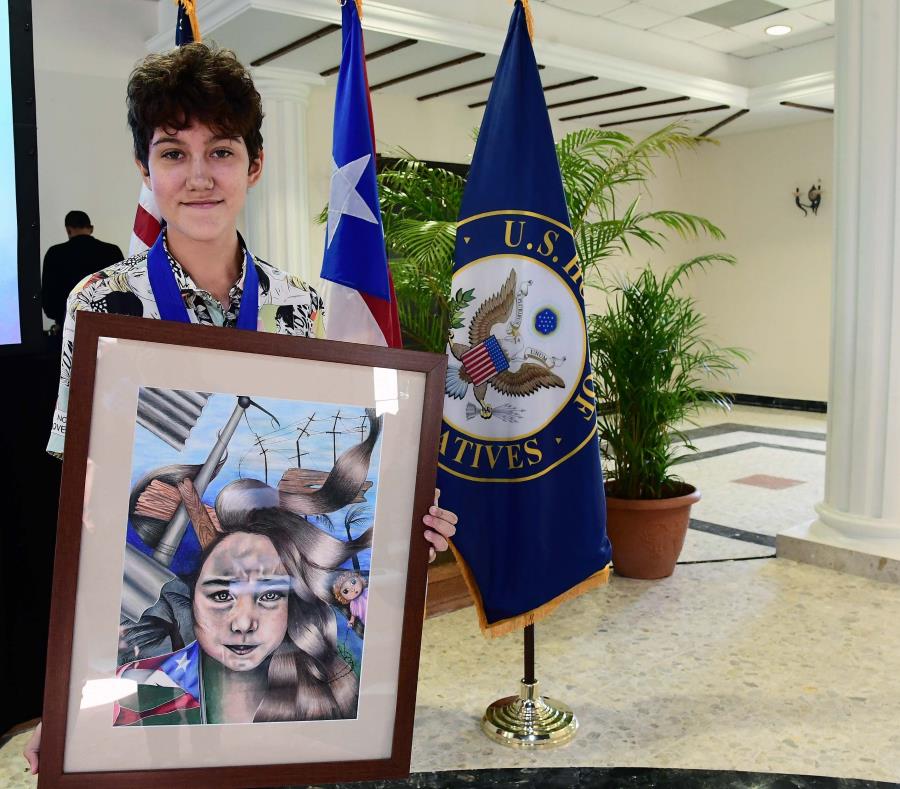 La obra de Amanda Nazario Kercadó está insprada en el paso del huracán María por Puerto Rico. (semisquare-x3)