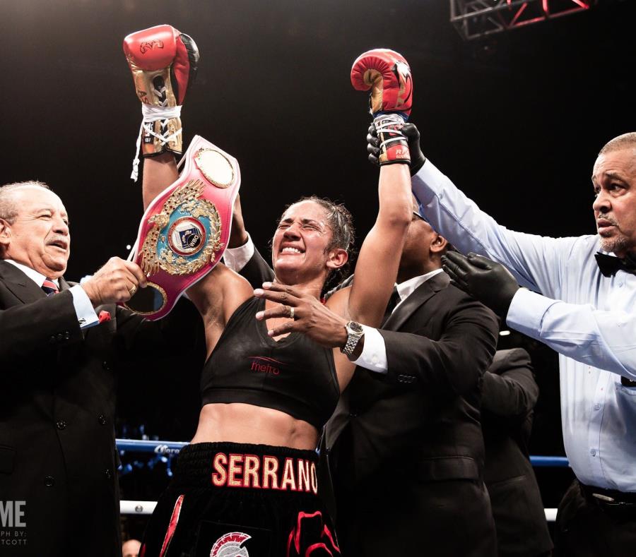Amanada Serrano celebra su victoria. (Suministrada) (semisquare-x3)