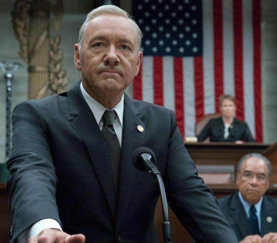Kevin Spacey en su papel de