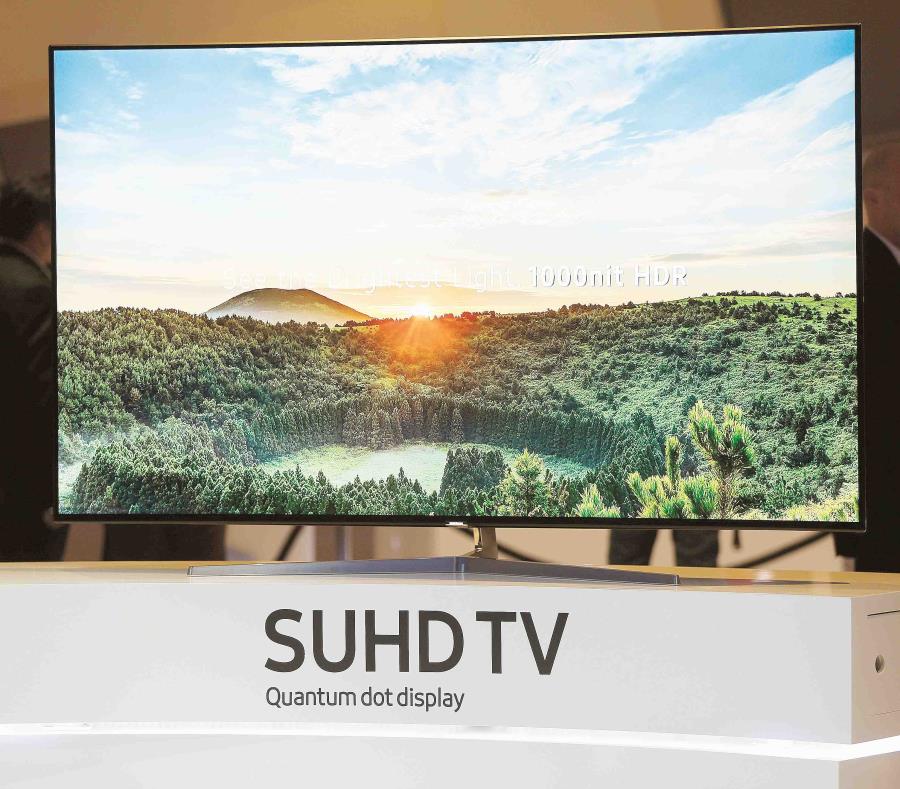 La empresa coreana Samsung produce su propia línea de televisores y fabrica paneles para muchas otras compañías. (Bloomberg / Patrick T. Fallon) (semisquare-x3)