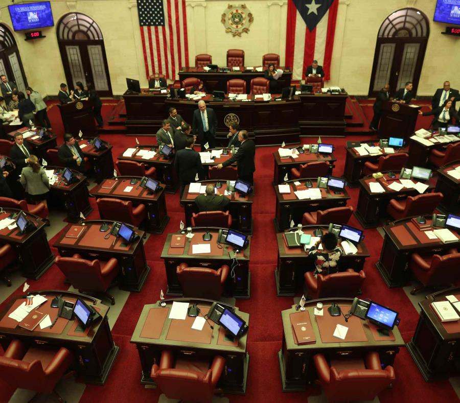 Hemiciclo del Senado durante una sesión. (GFR Media) (semisquare-x3)
