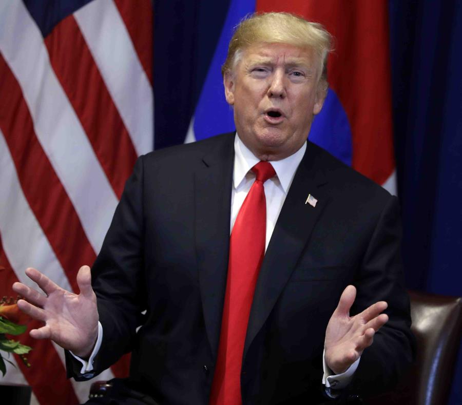 El presidente de los Estados Unidos, Donald Trump, hizo las declaraciones en una entrevista en el programa 60 minutos de la cadena CBS. (AP) (semisquare-x3)