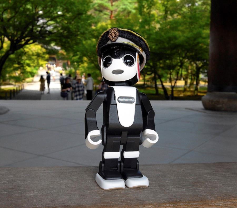 Fotografía del minirobot humanoide japonés Robohon que ejercerá como guía turístico en Kioto, Japón. (EFE) (semisquare-x3)