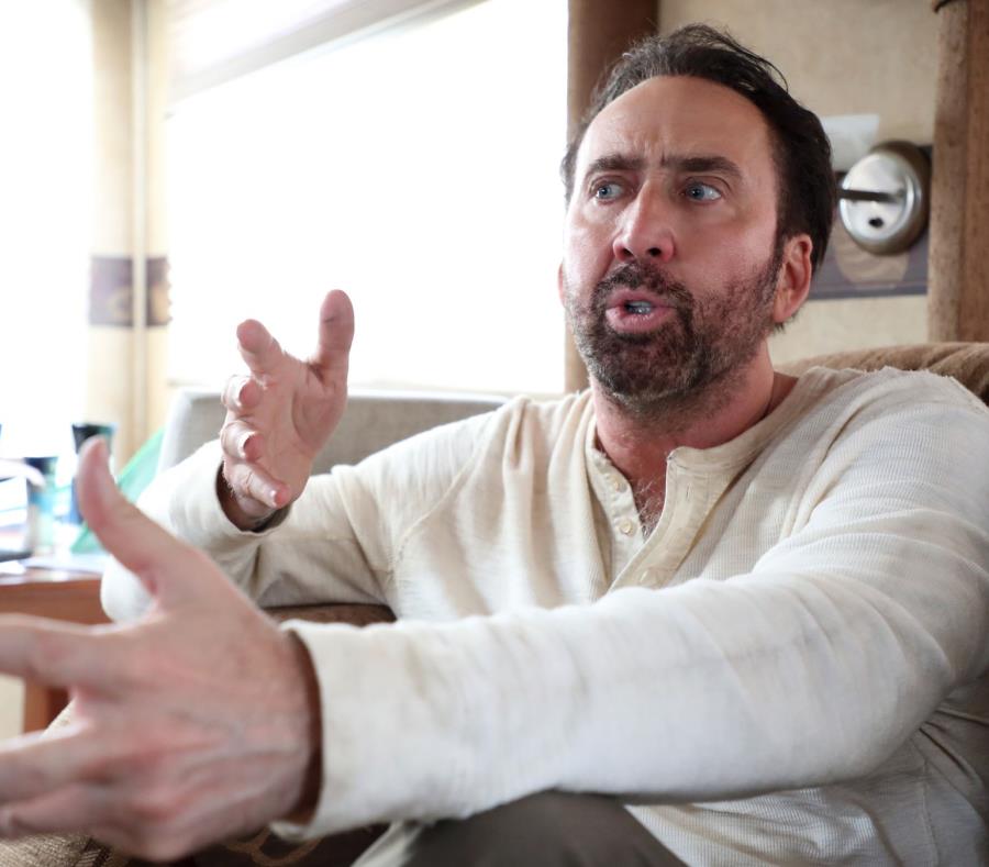 En la foto está Nicolas Cage, actor estadounidense. (semisquare-x3)