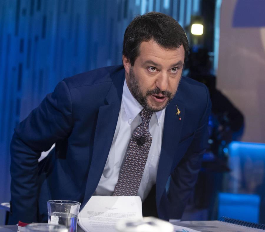 Matteo Salvini, viceprimer ministro italiano. (semisquare-x3)