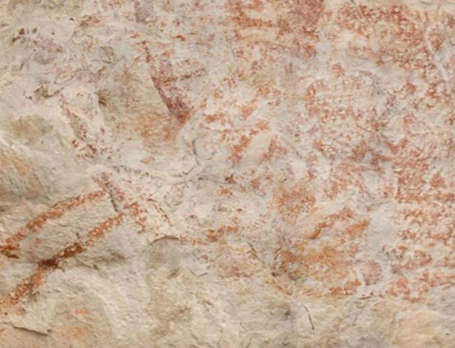 Pinturas rupestres en una cueva de la provincia de Kalimantan, en la isla indonesia de Borneo (semisquare-x3)