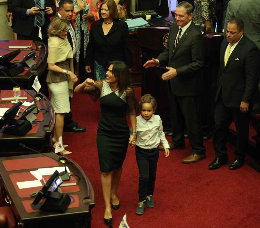 En la foto está Lersy Boria , confirmada procuradora de las Mujeres. (semisquare-x3)