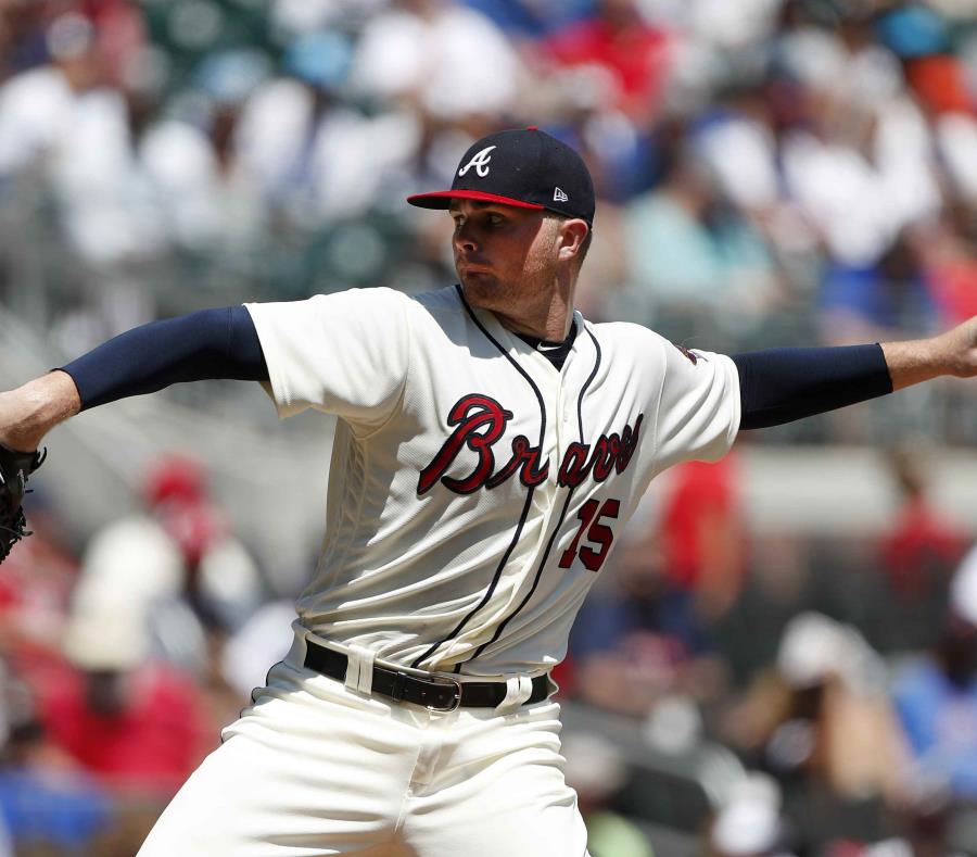 Sean Newcomb, lanzador zurdo de los Bravos. (AP) (semisquare-x3)