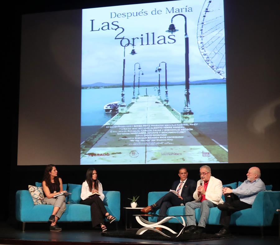 Distintos profesionales comentaron ayer el documental “Después de María: las 2 orillas”, de Sonia Fritz. (semisquare-x3)
