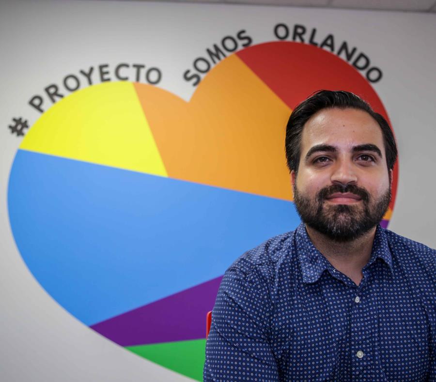 Ricardo Negrón, director del proyecto Somos Orlando de Hispanic Federation. (semisquare-x3)