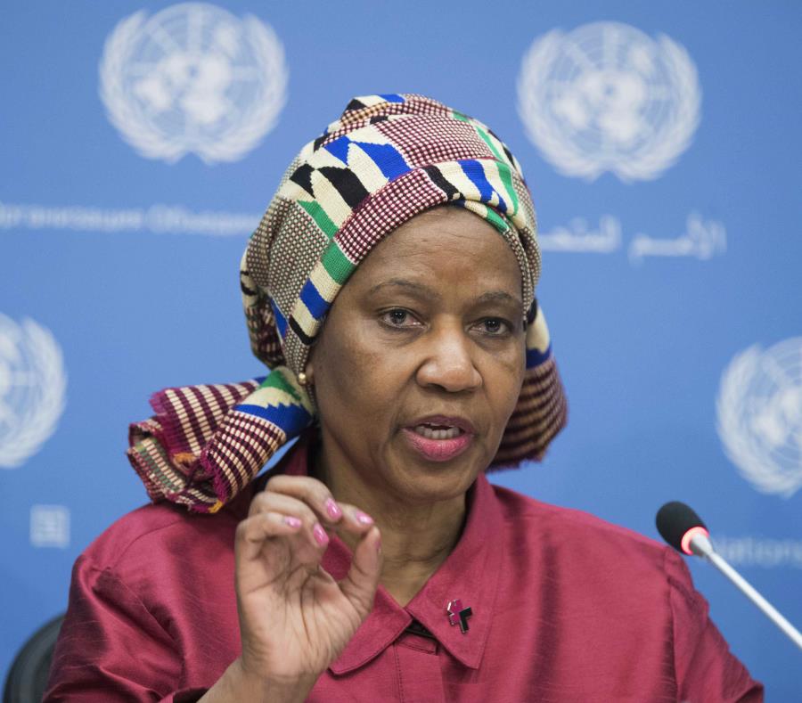 Phumzile Mlambo-Ngcuka, directora general de la agencia de la ONU para asuntos femeninos, cree que el asunto se ha vuelto más visible en los últimos años porque los perpetradores están enfrentando repercusiones. (AP / Mary Altaffer) (semisquare-x3)