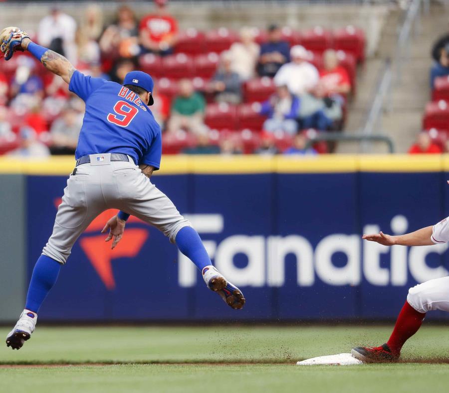 Báez batea .322 en lo que va de temporada. (AP Photo/John Minchillo) (semisquare-x3)