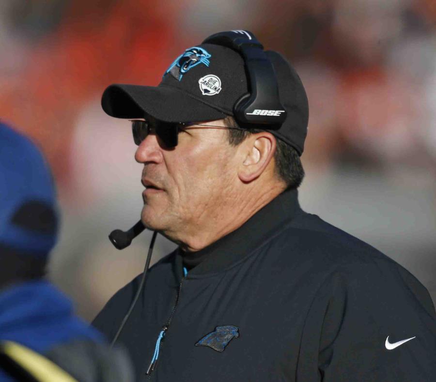 En ocho temporadas en Carolina, Ron Rivera, de padre puertorriqueño, tiene marca de 70-55-1. (AP / Ron Schwane) (semisquare-x3)