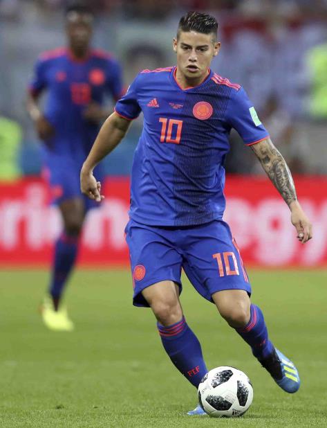James Rodríguez saldrá al césped buscando una victoria y el pase a los octavos de Colombia. (AP) (vertical-x1)