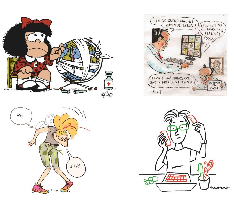 Mafalda y otros personajes argentinos enseñan cómo prevenir COVID-19