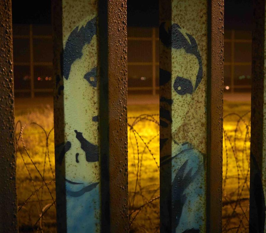 Parte de una cerca fronteriza en Tijuana, México, el 11 de enero del 2019. (semisquare-x3)
