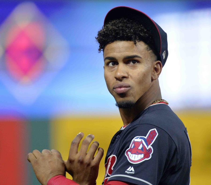 Francisco Lindor durante la serie divisional el pasado octubre. (AP) (semisquare-x3)