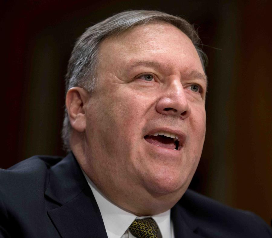 El secretario de Estado Mike Pompeo anunció la creación de un grupo que investigará la causa de los padecimientos médicos de personal estadounidense que trabajó en Cuba. (EFE / Michael Reynolds) (semisquare-x3)