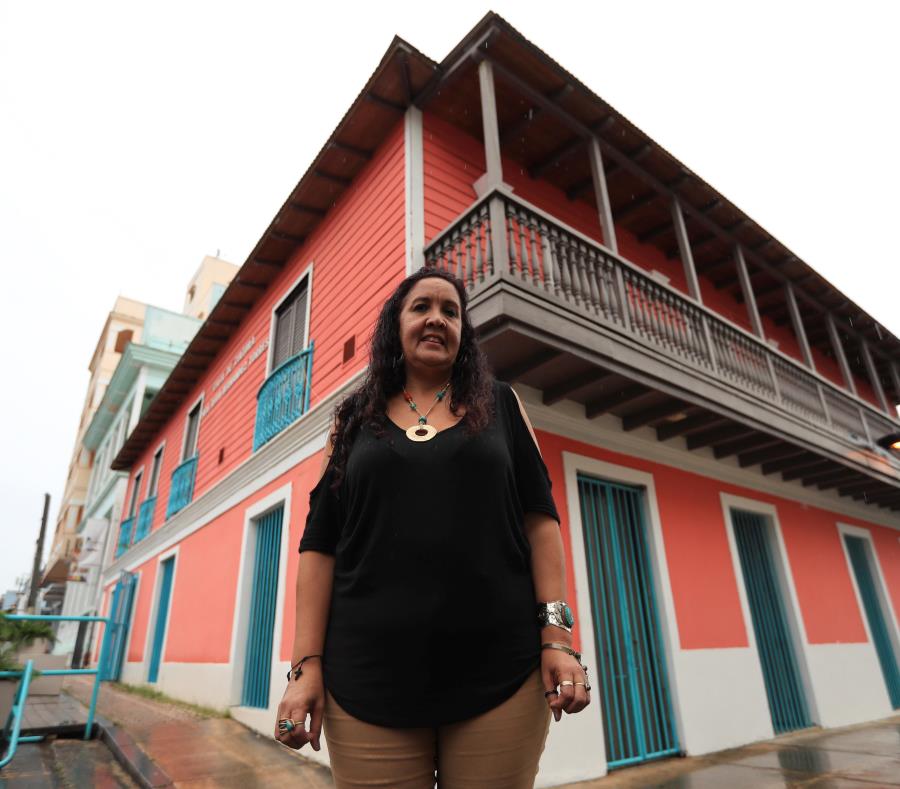 Zenia González Clemente, directora de la Junta Comunitaria del Casco Urbano de Río Piedras, entidad que ahora estará a cargo de la administración de la Casa Ruth Hernández Torres, en Río Piedras (semisquare-x3)