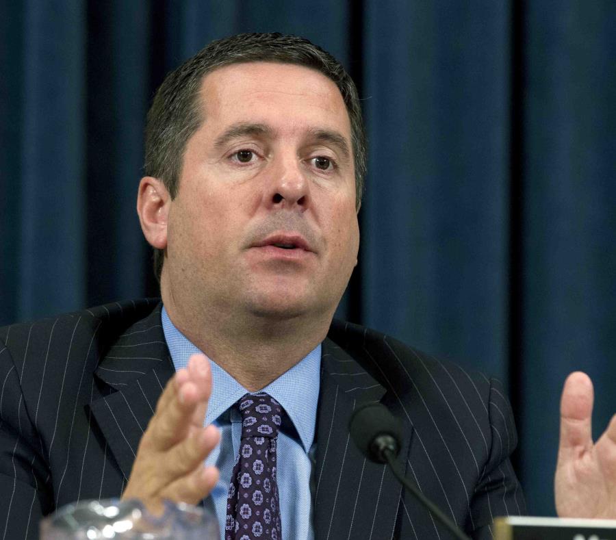 El representante republicano Devin Nunes habla en una audiencia de un panel legislativo en el Capitolio. (AP) (semisquare-x3)