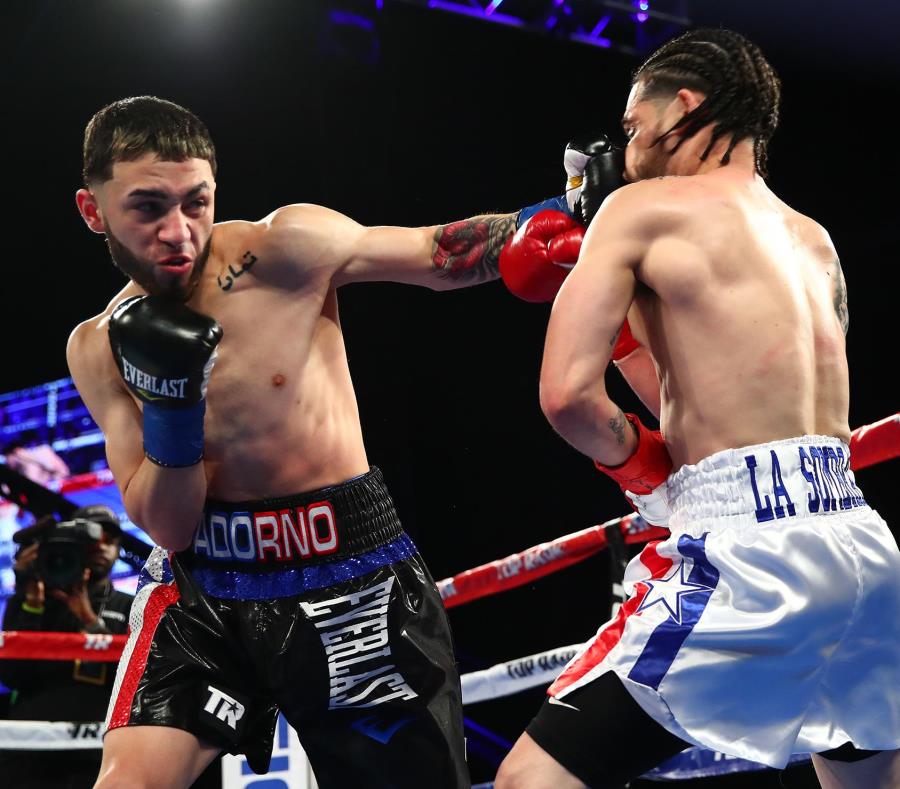 El prospecto Joseph Adorno expone su invicto en Las Vegas este próximo sábado cuando se enfrente a Kevin Cruz. (Suministrada / Top Rank) (semisquare-x3)