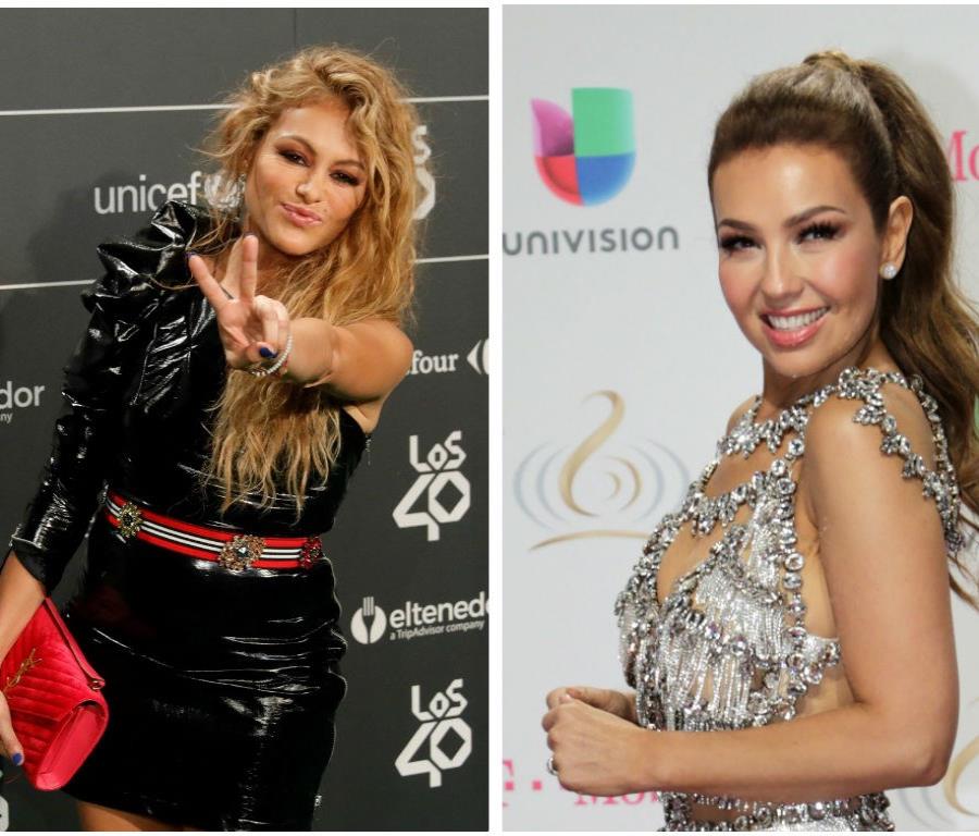 Paulina Rubio y Thalía comenzaron su rivalidad desde que eran adolescentes (semisquare-x3)