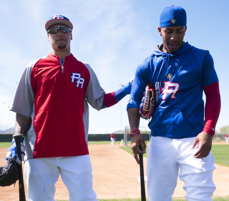 Javier Báez y Francisco Lindor no participarán en la Liga de Béisbol Profesional de Puerto Rico Roberto Clemente. (GFR Media) (semisquare-x3)