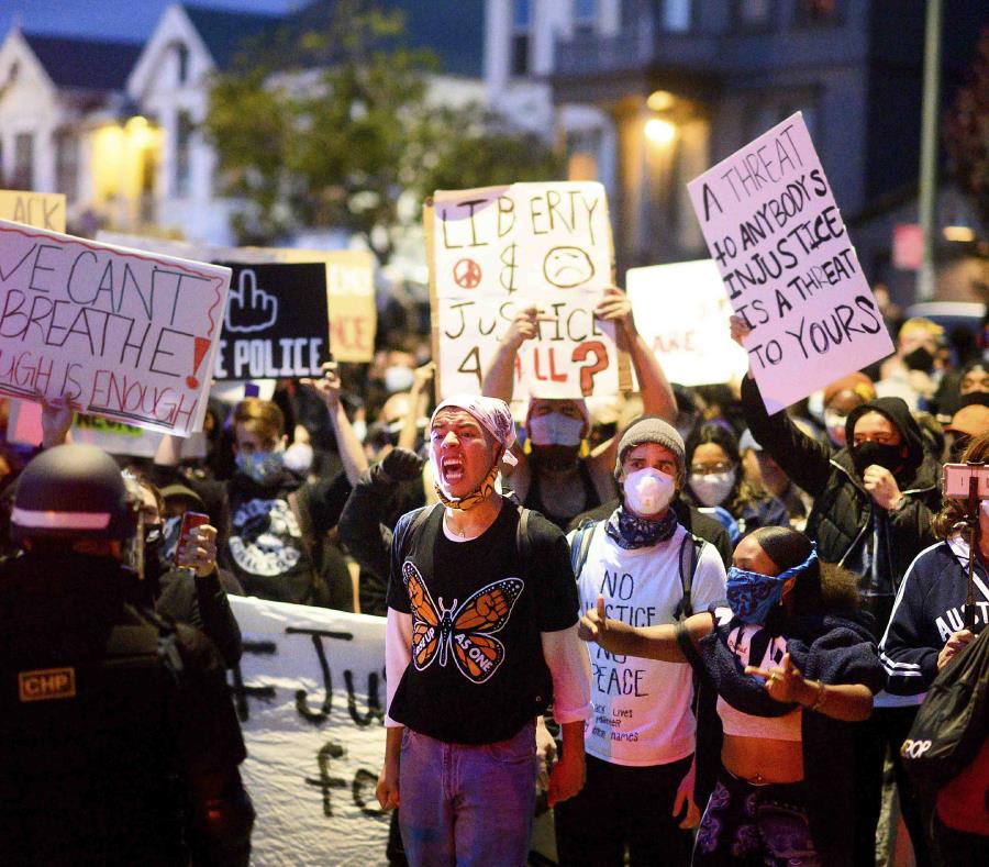 Las Protestas Por La Brutalidad Policiaca Contra George Floyd Se ...