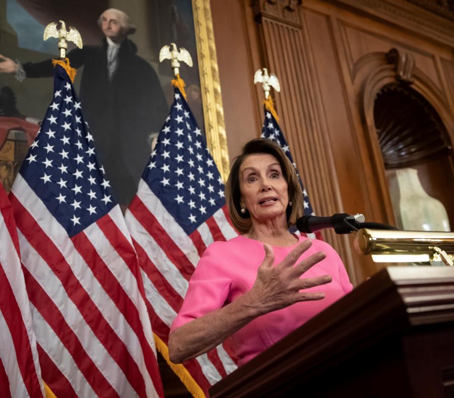 Nancy Pelosi, actual líder de la minoría demócrata, es favorita para ser la próxima speaker. (AP / J. Scott Applewhite) (semisquare-x3)
