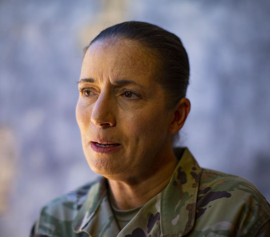 Durante la respuesta a la crisis creada por el paso del huracán María, la Reserva movilizó unos 2,000 soldados, informó la general de brigada Dustin A. Shultz (arriba). (semisquare-x3)
