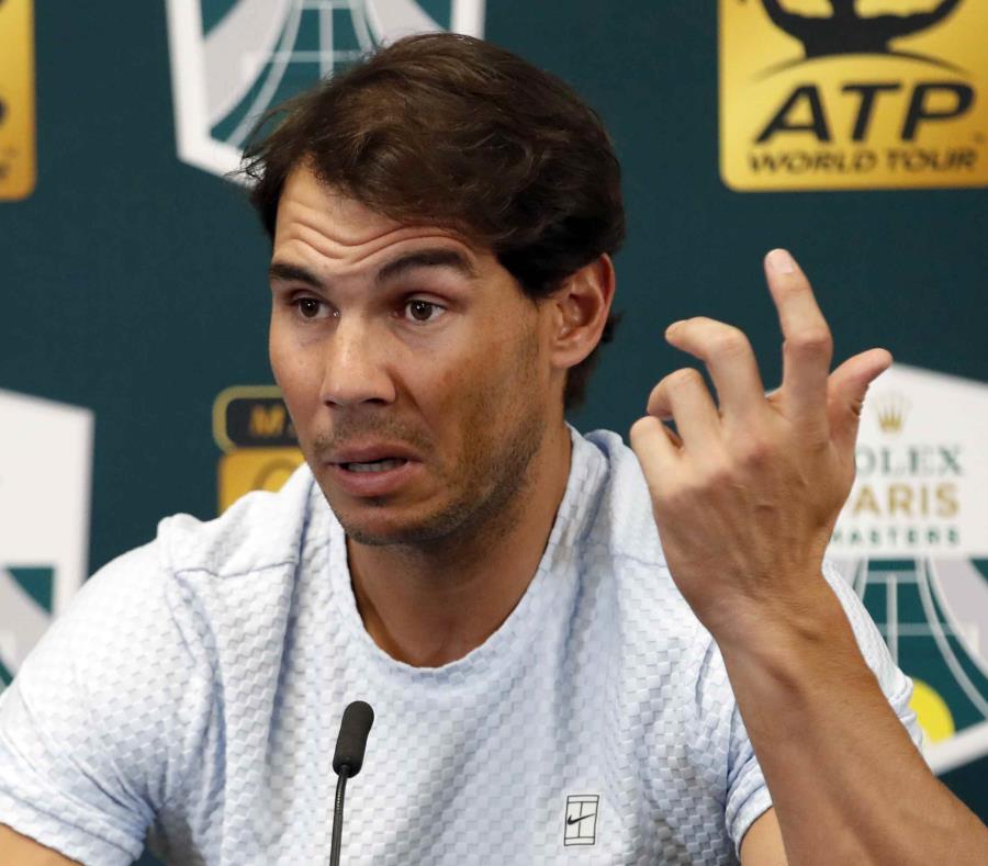 Nadal tiene una lesión en el tobillo derecho. (AP) (semisquare-x3)