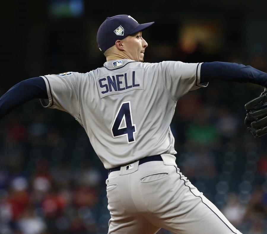 Blake Snell en acción contra los Vigilantes. (AP) (semisquare-x3)