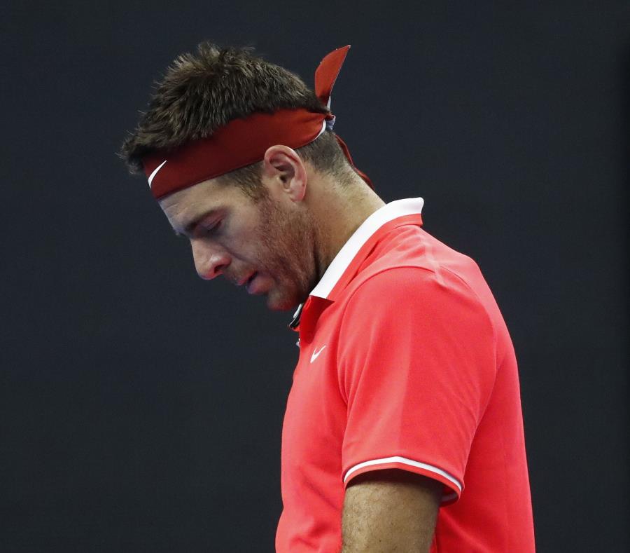 Juan Martin del Potro en un partido contra Nikoloz Basilashvili. (EFE) (semisquare-x3)