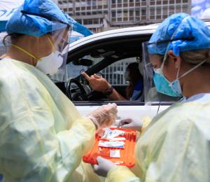 Salud y la Guardia Nacional coordina la movilización estratégica de pacientes de coronavirus