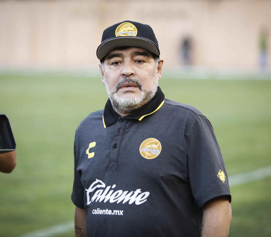 El equipo de Diego Armando Maradona perdió ante el Atlético San Luis el partido de vuelta de la final del Torneo Apertura de Ascenso y así la posibilidad de conquistar el título al caer por 4-2 en tiempo extra. (EFE / Mario Arturo Martínez) (semisquare-x3)