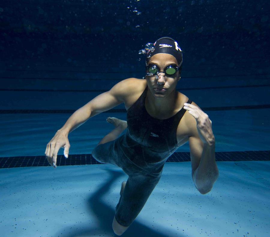 En Veracruz 2014, Vanessa García finalizó segunda en los 50 metros libre al cronometrar 25.63 segundos y finalizó tercera en los 100 metros con 56.70. (semisquare-x3)