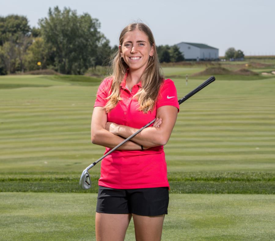 Fotografía cedida por la Universidad Estatal de Iowa donde aparece la golfista Celia Barquín Arozamena, asesinada este lunes en el campo de golf Coldwater. (Agencia EFE) (semisquare-x3)