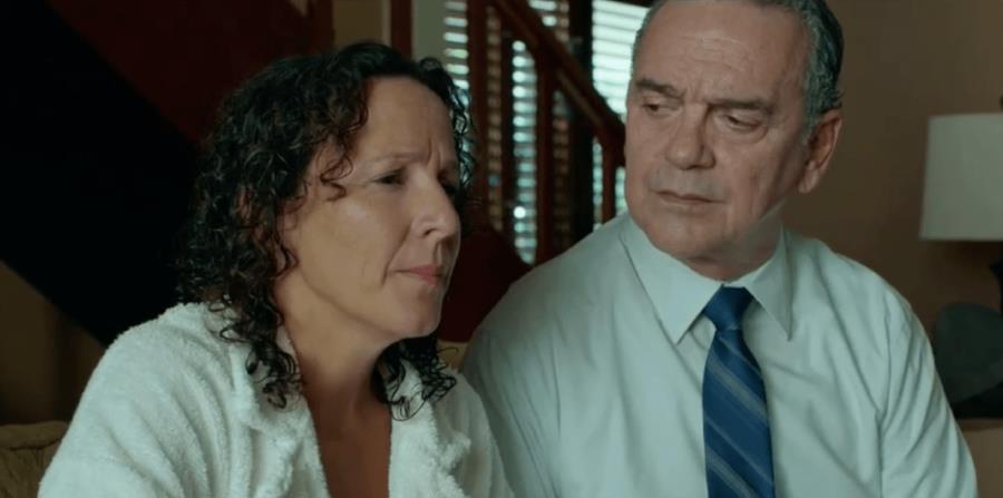 Teresa Hernández y José Félix Gómez en una escena de la película, que se grabó en el 2016 durante 20 días, en distintos escenarios de San Juan. (Suministrada) (horizontal-x3)