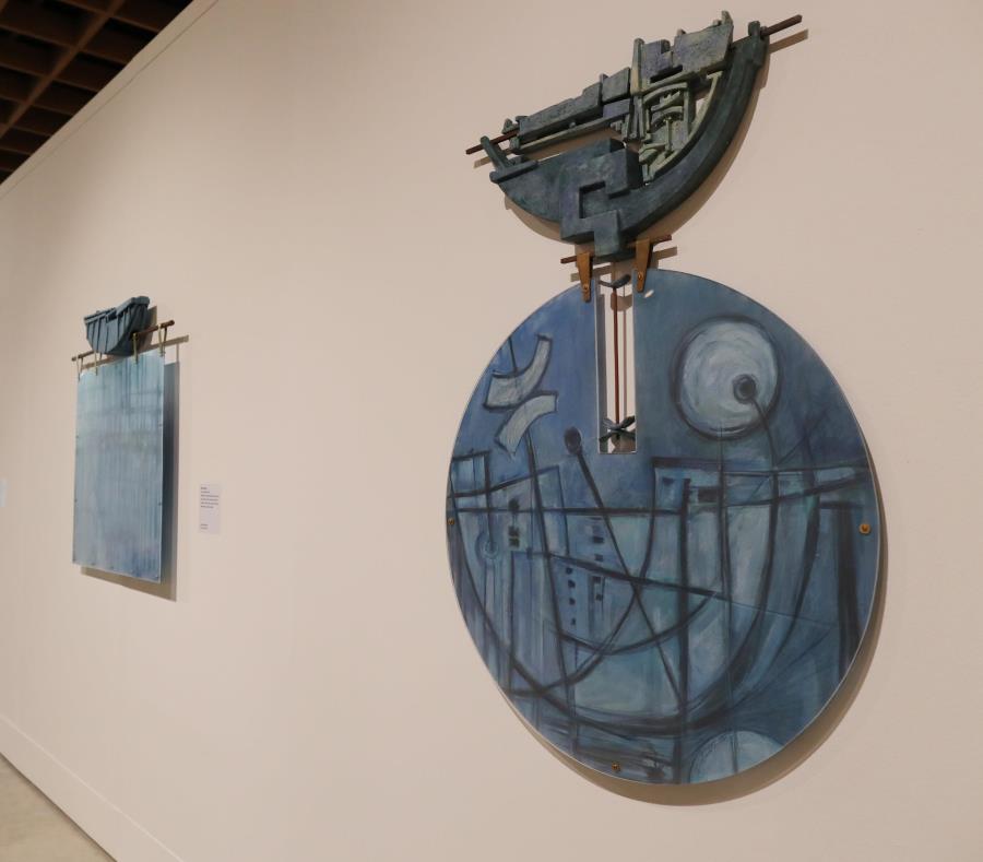 Vista de la obra en cerámica de la artista Diana Dávila. (semisquare-x3)