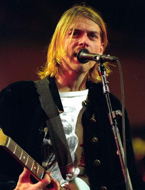 Kurt Cobain nació el 20 de febrero de 1967 en Aberdeen, Washington. (IMDb) (vertical-x1)