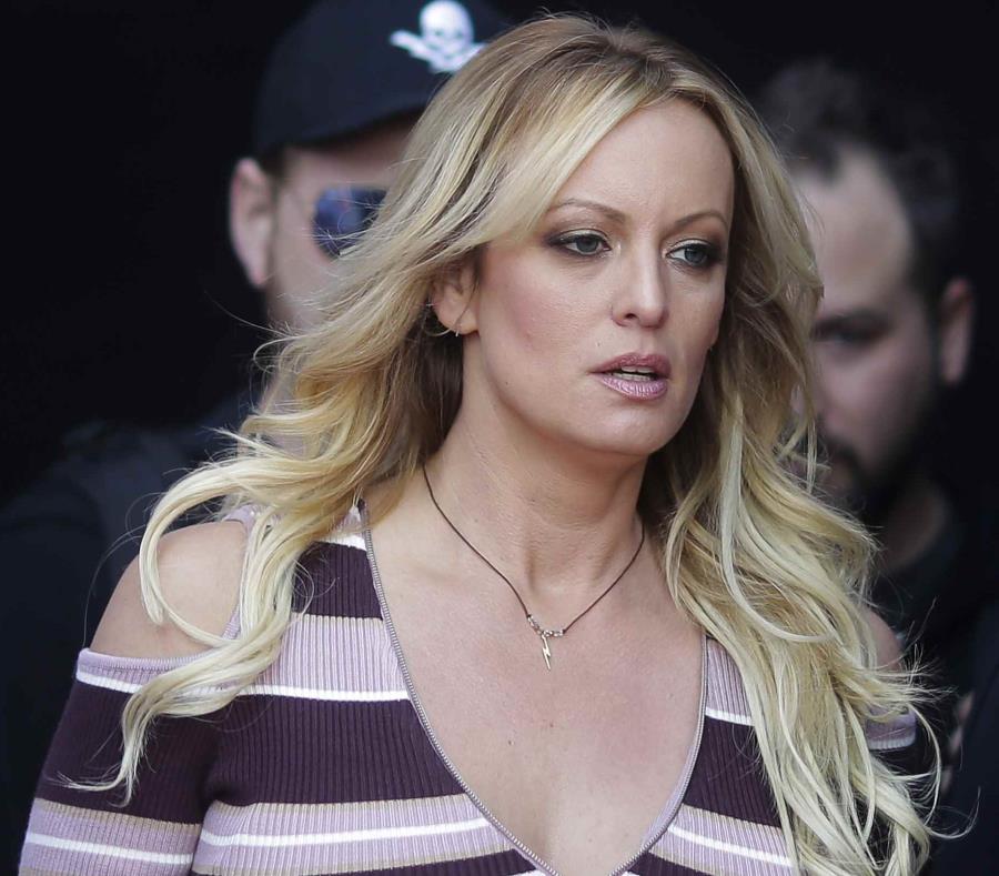 La actriz porno Stormy Daniels en Berlín. (AP) (semisquare-x3)