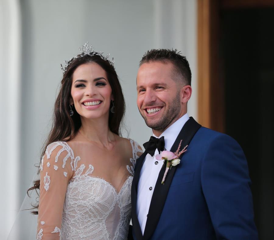 Viviana Ortiz y José Juan Barea se casaron en el 2016. (semisquare-x3)
