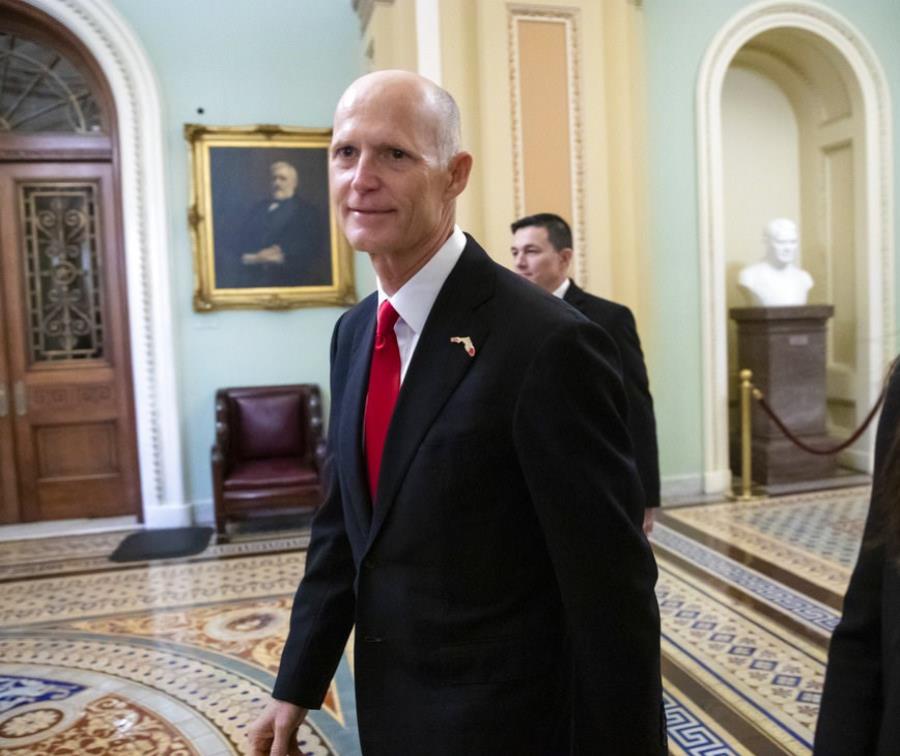 Rick Scott obtuvo el 50.05 por ciento de los votos en el segundo recuento. (AP / J. Scott Applewhite) (semisquare-x3)