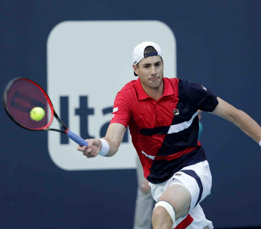 Isner venció a Alberto Ramos Viñolas en el Abierto de Miami. (AP/Lynne Sladky) (semisquare-x3)