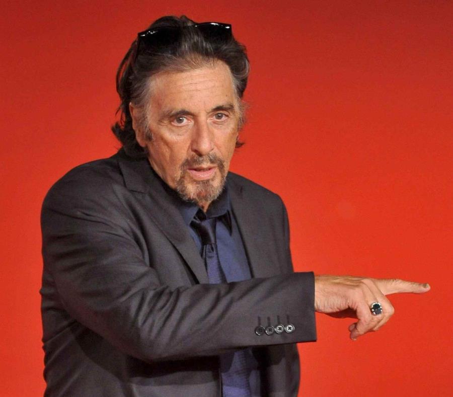 El actor y director estadounidense Al Pacino llega a la presentación de su película